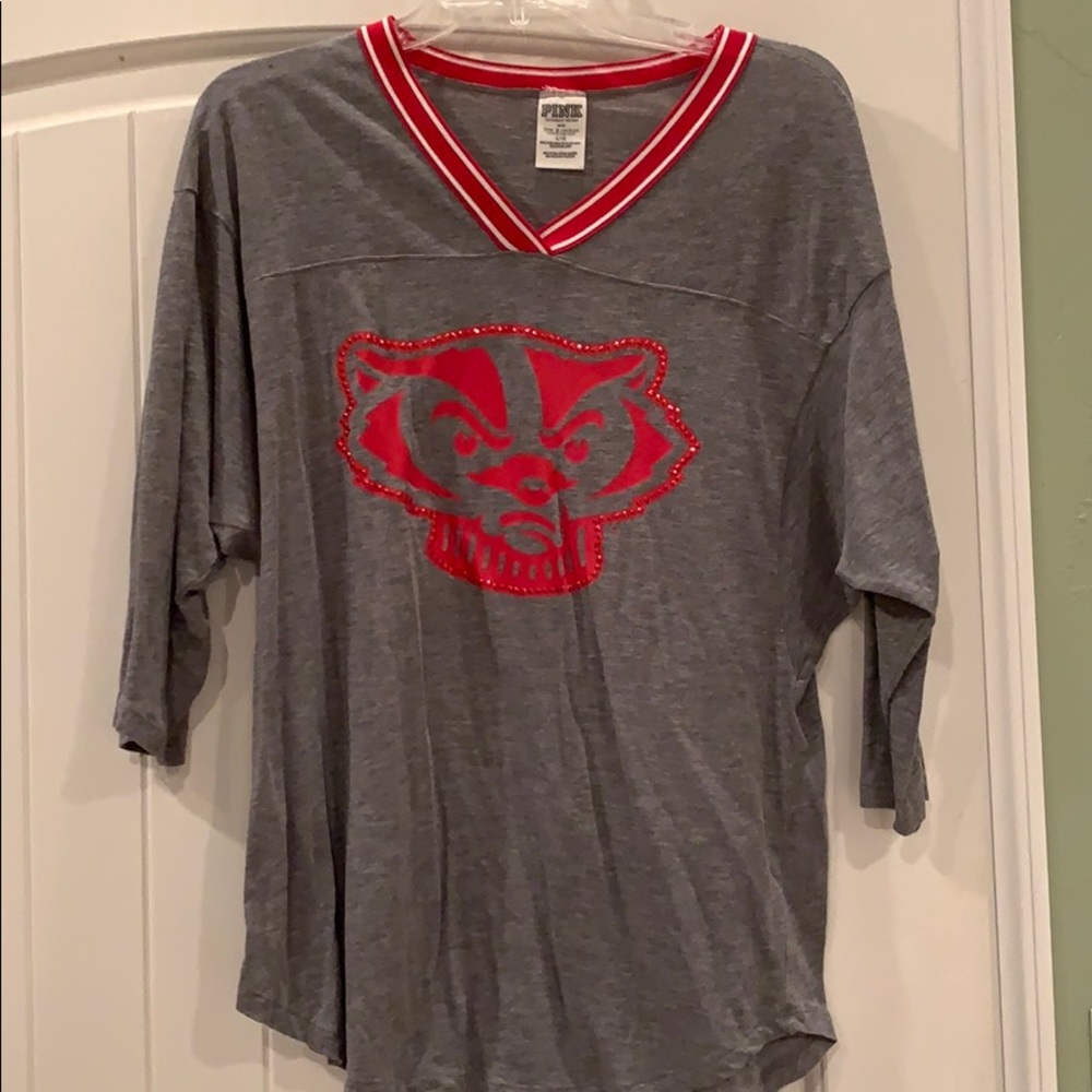 PINK Badger Tailgating shirt